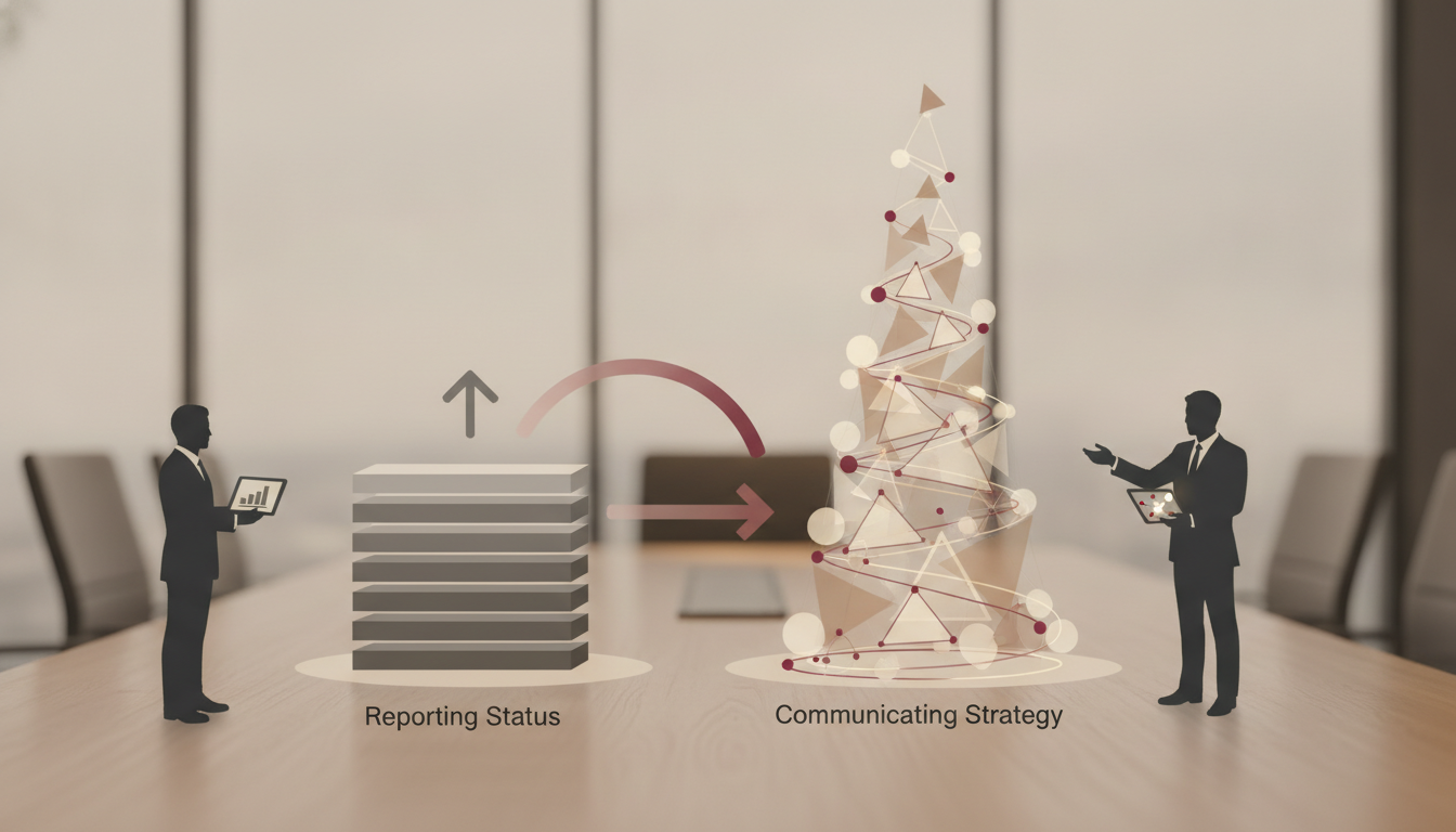 Shift 4: From Reporting Status to Communicating Strategy