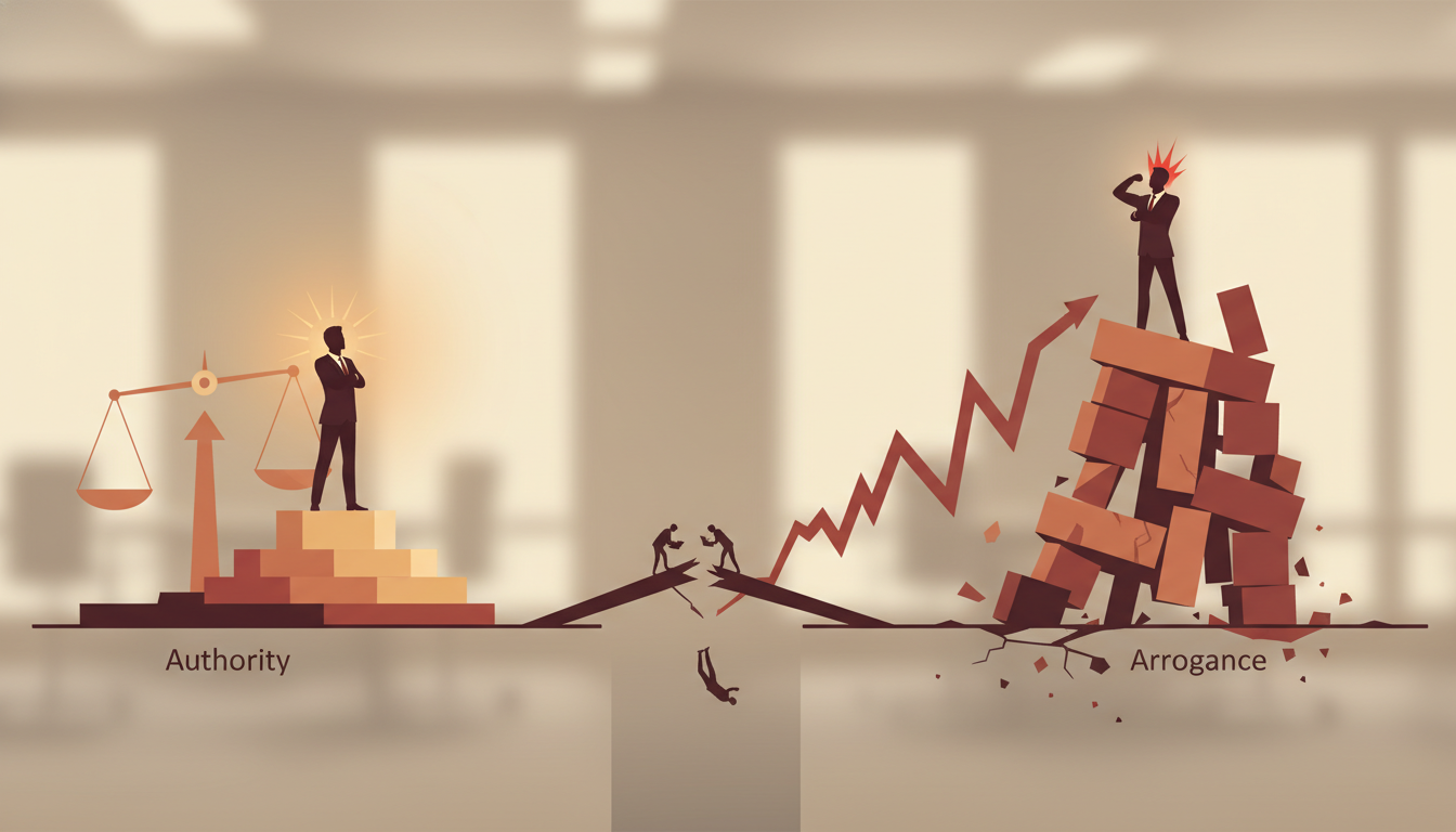 The Authority-Arrogance Spectrum: Where Most Professionals Go Wrong