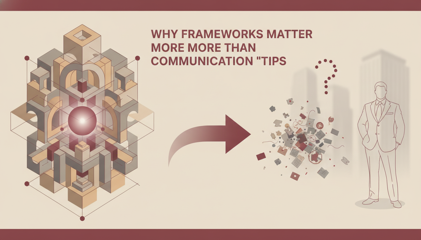 Why Frameworks Matter More Than Communication 