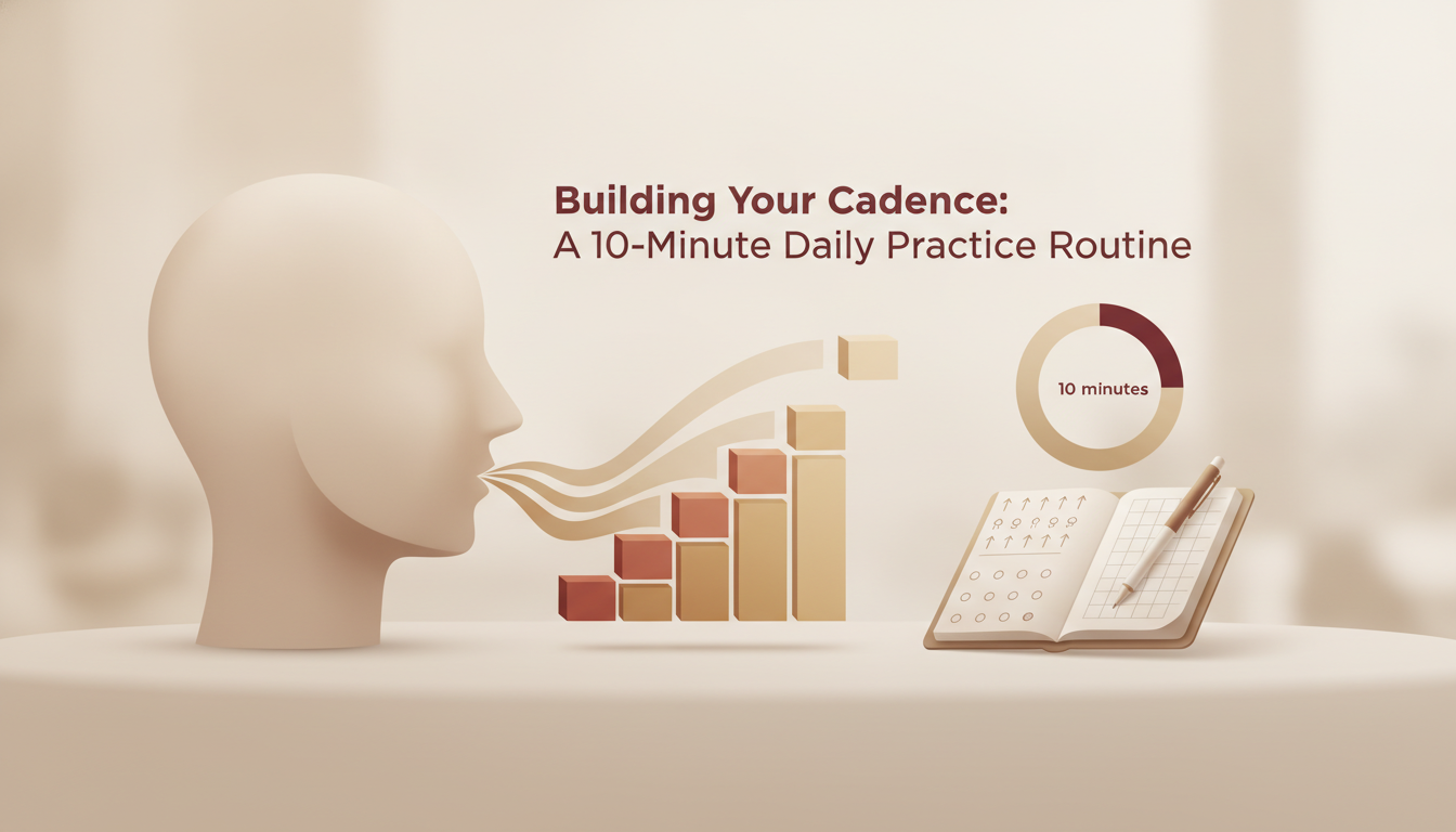 Building Your Cadence: A 10-Minute Daily Practice Routine