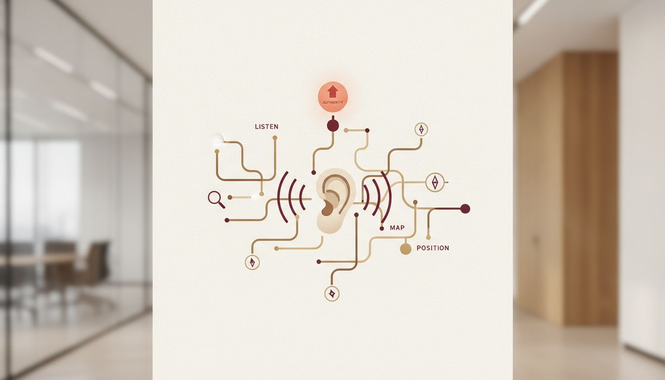 Phase 1: Days 1–30 — Listen, Map, and Position
