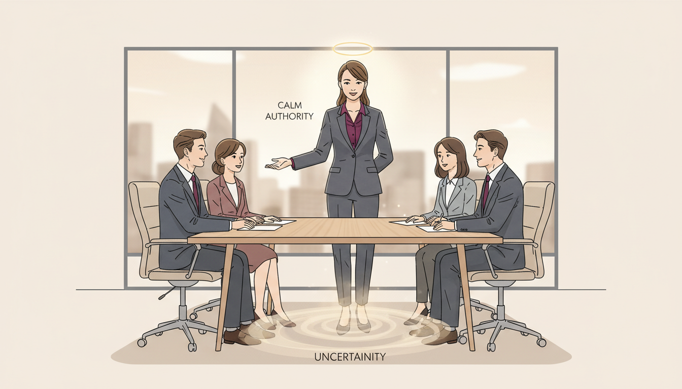 How to Project Calm Authority When You're Uncertain Yourself
