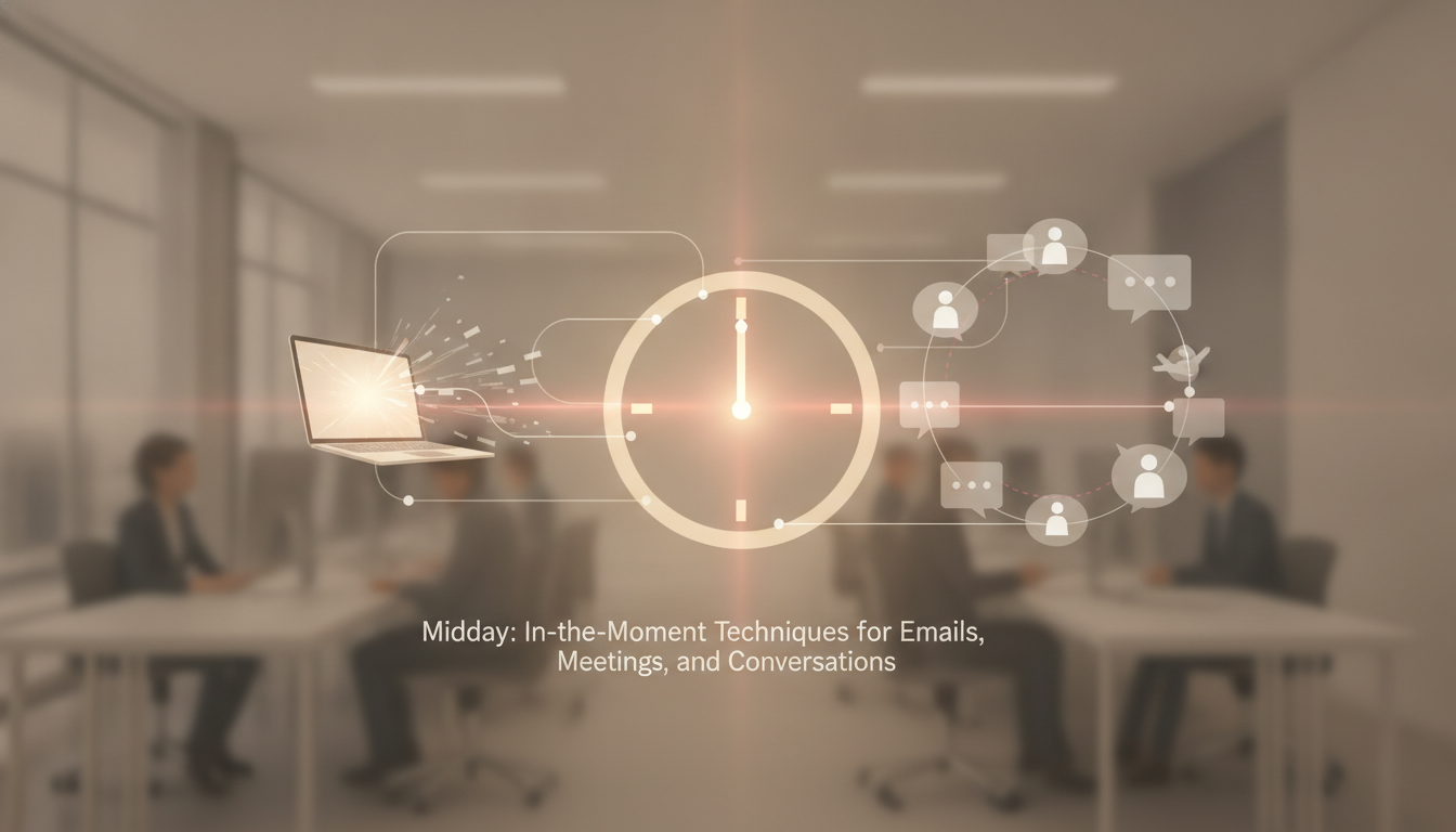 Midday: In-the-Moment Techniques for Emails, Meetings, and Conversations