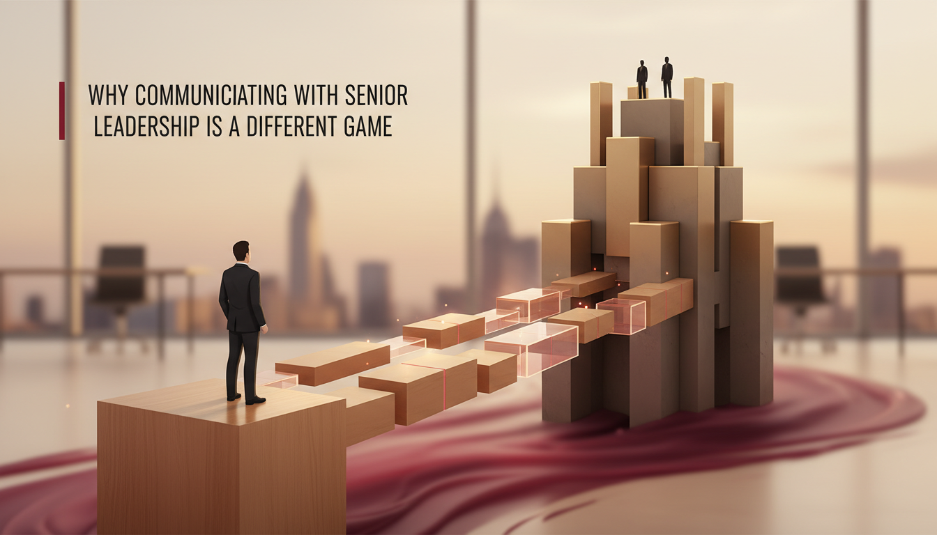 Why Communicating with Senior Leadership Is a Different Game