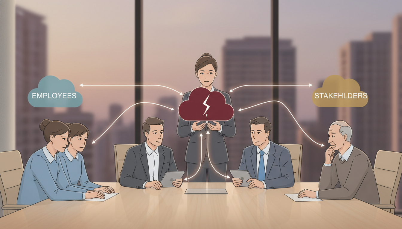 Delivering Bad News to Different Audiences