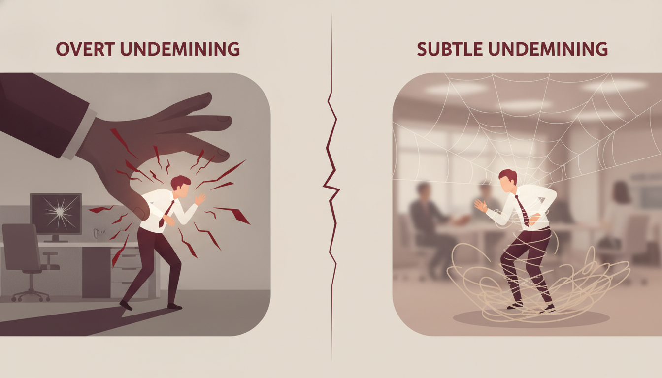 Recognizing the Signs: Overt vs. Subtle Undermining