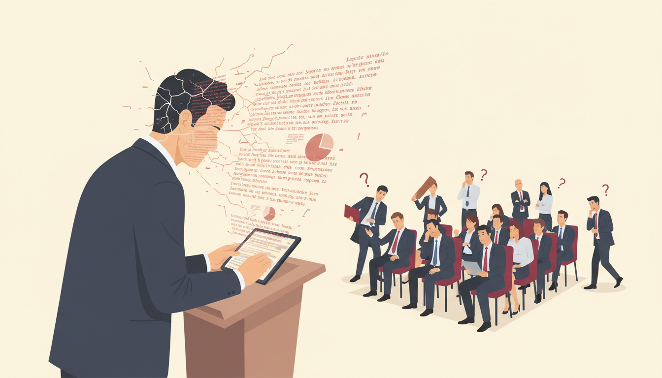 Why Reading Slides Destroys Your Credibility