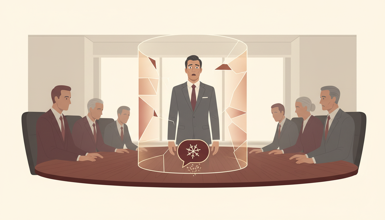 Why Mid-Career Professionals Freeze in Senior-Level Meetings