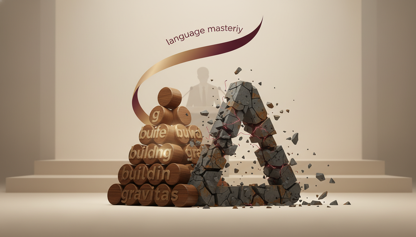 Language Mastery: The Words That Build (or Destroy) Gravitas
