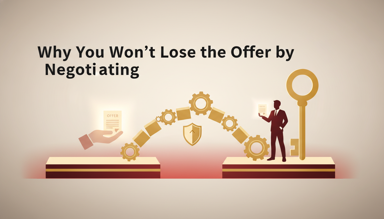 Why You Won't Lose the Offer by Negotiating