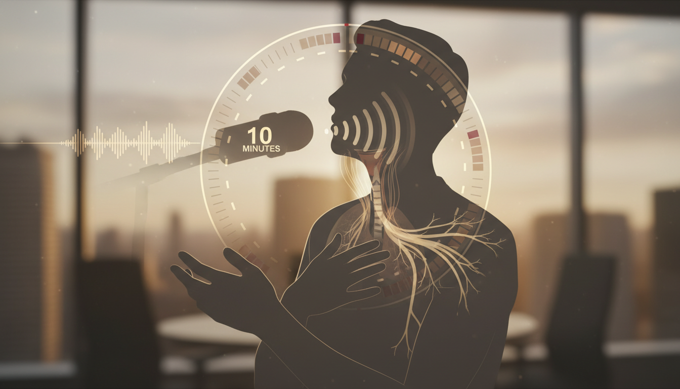 A Pre-Negotiation Vocal Warm-Up Routine (10 Minutes)