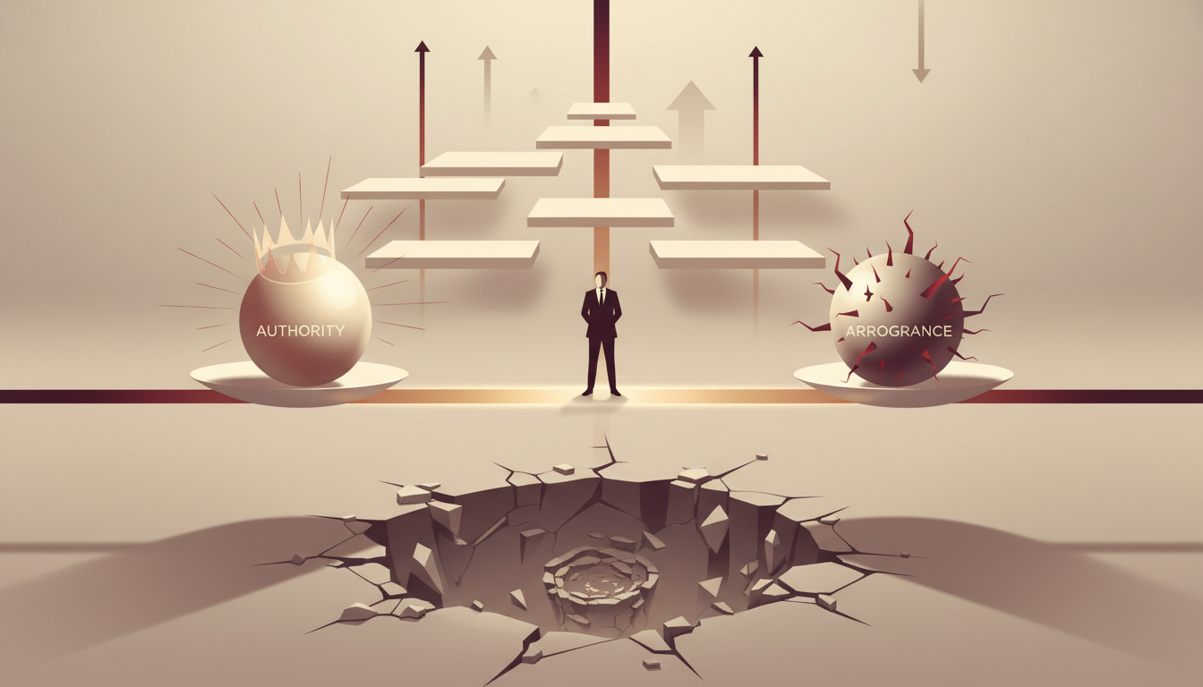 Why the Authority-Arrogance Line Matters More Than Ever